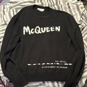 Alexander McQueen Black Crewneck Sweater
